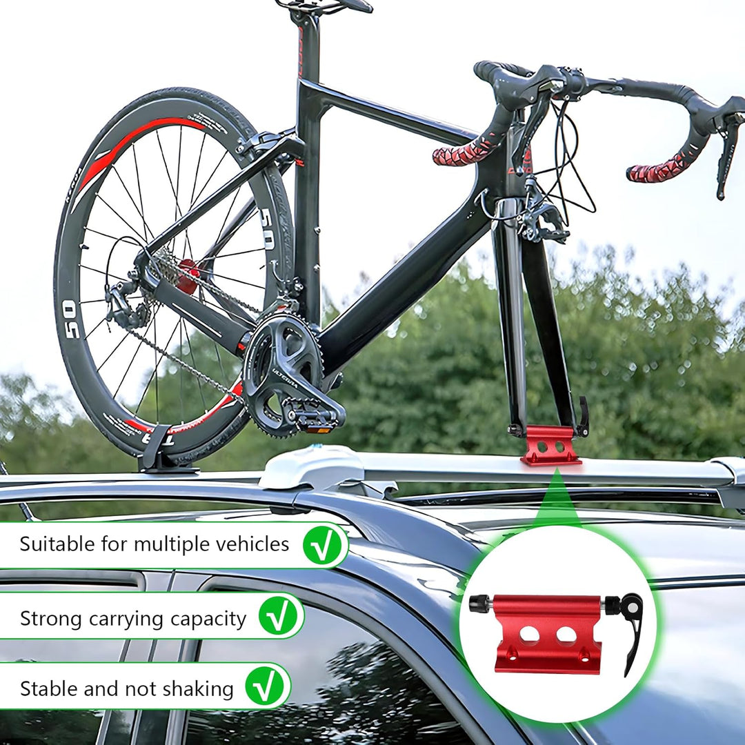 SUPAWAY 1 Stück Fahrradgabelhalterung, Vorderradgabel Fester Clip Aluminiumlegierung Gabelhalterung