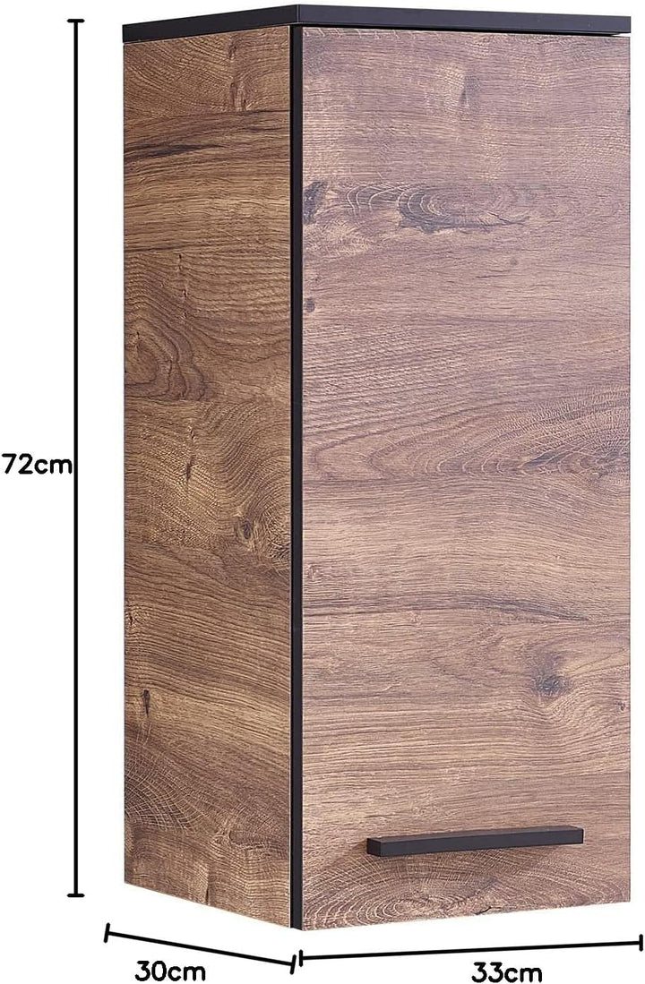 Pelipal Quickset 374 Hängeschrank, Holzwerkstoff, Eiche Ribbeck quer NB, 72x30x33 cm Eiche Ribbeck Q