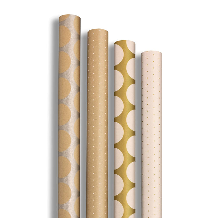 Clairefontaine 223879AMZC – 10 Rollen Kraftpapier (100% recycelt), 5 m x 0 m70 (grosse Breite), 80 g
