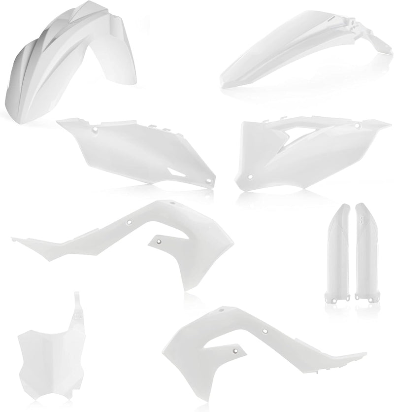 Acerbis Vollkunststoff-Sets für Kawasaki – Weiss (2736290002), Einheitsgrösse, Weiss