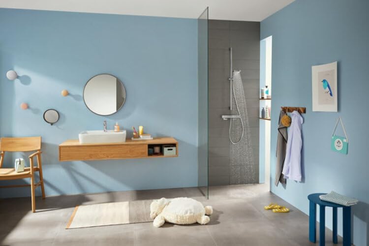 hansgrohe Croma Select S wassersparendes Duschset 0,90m, 3 Strahlarten Weiss/Chrom Weiss/Chrom 0,90m