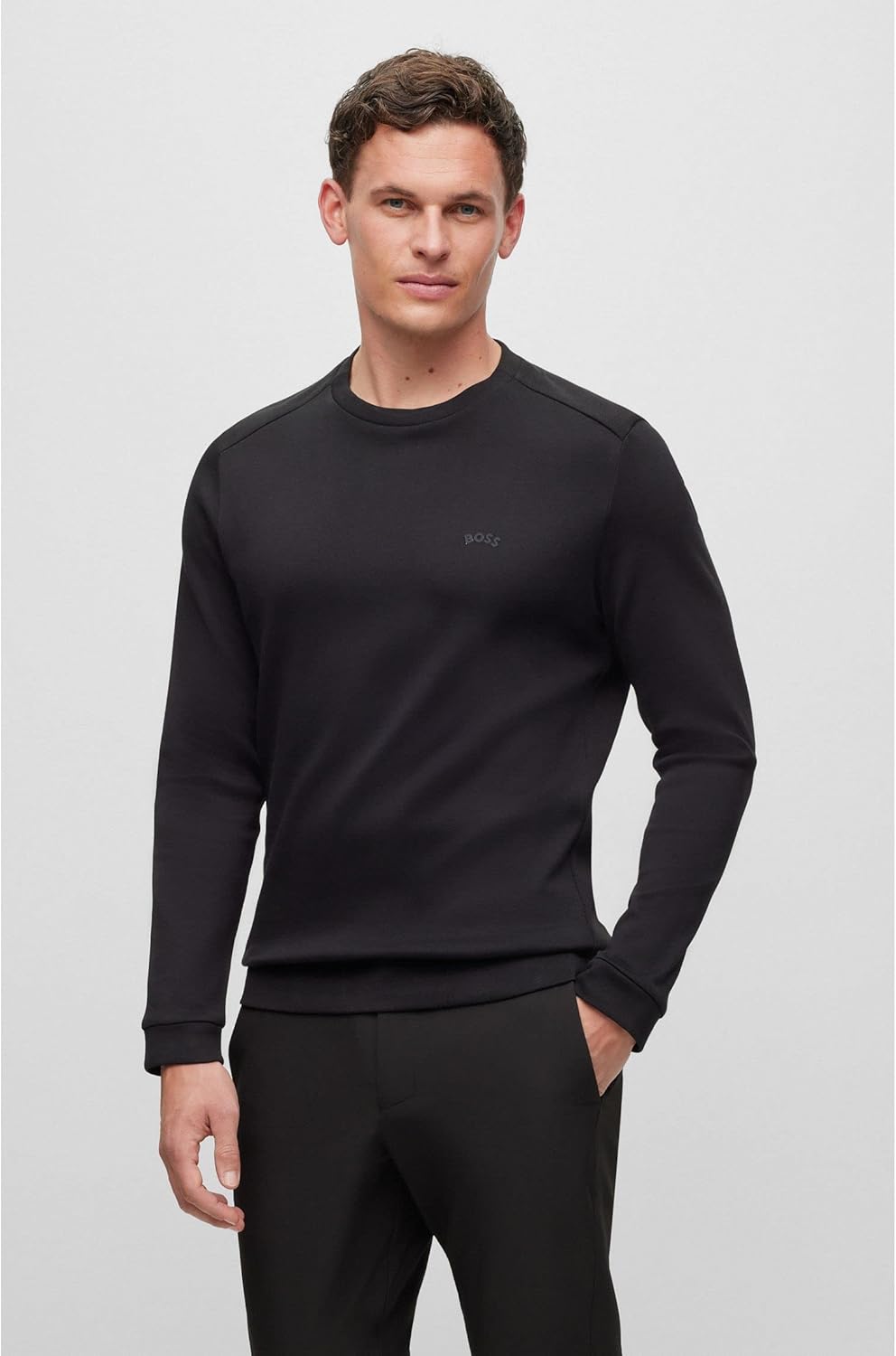 BOSS Herren Salbo Jersey XL Black1, XL Black1