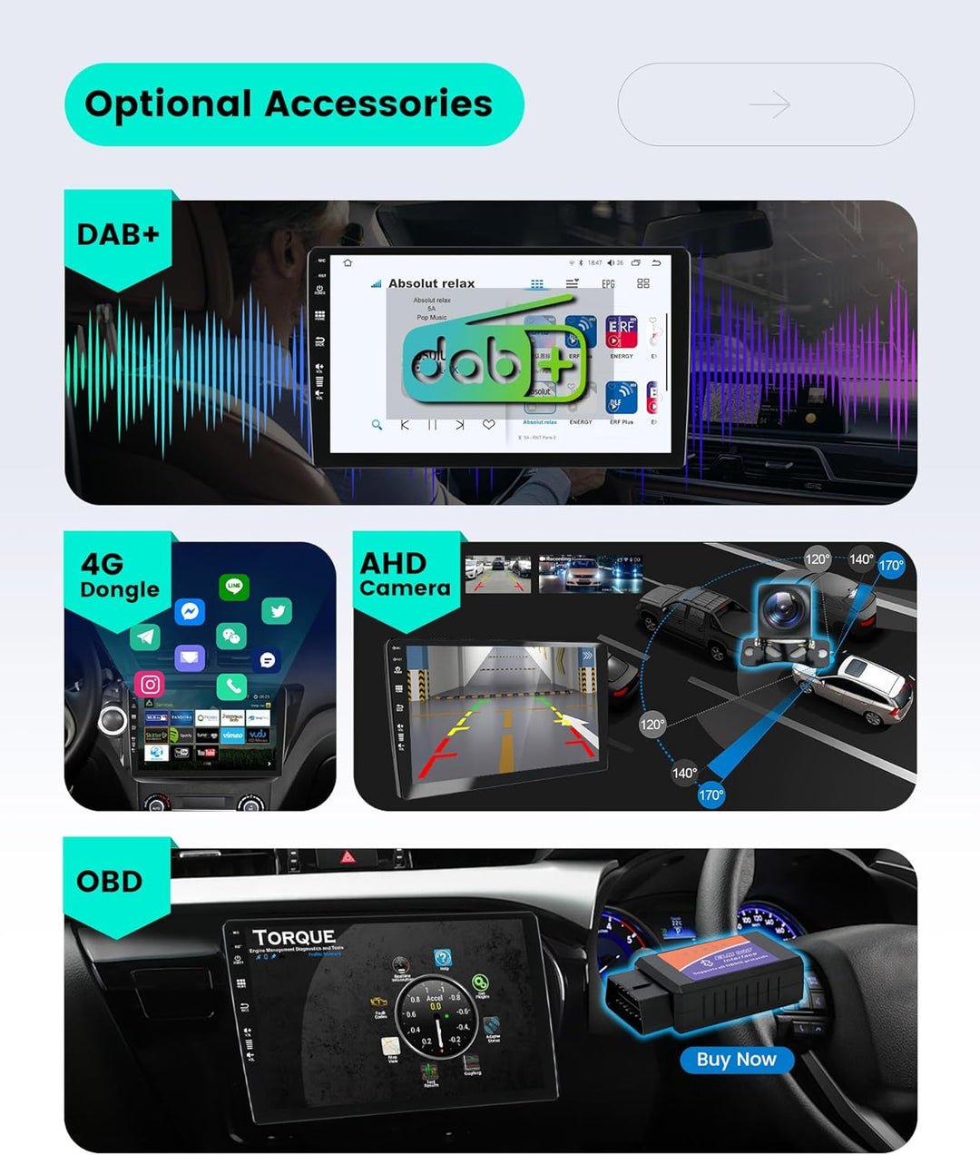 9 Zoll IPS 2 Din Android 12.0 Autoradio für Honda Civic Hatchback 2006–2011 GPS-Navigation Carplay B