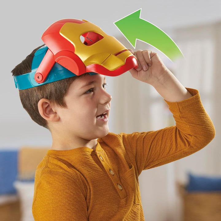 Marvel Iron Man und Seine fantastischen Freunde Hightech Helden-Spielset, Iron Man Maske und elektro