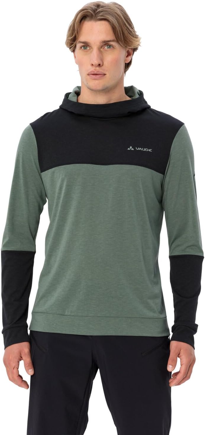 VAUDE Herren Men's Qimsa Hoody T-Shirt S Agave, S Agave