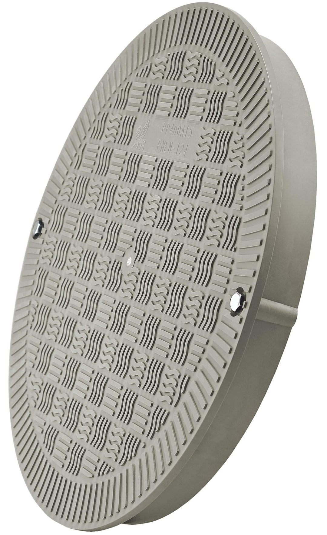 BABYLONPLAST Schachtabdeckung, Kanaldeckel, DN400, Kunststoff Schachtdeckel 15 kN - Passend für Ø400
