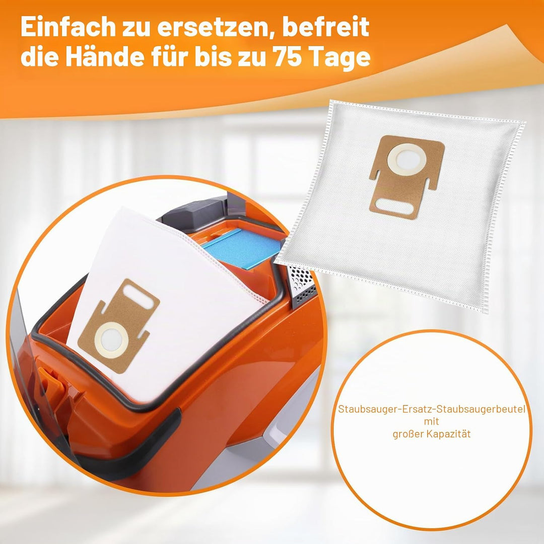 10 Stück Staubsaugerbeutel für Thomas Aqua + Pet Family & Thomas MultiClean X7 Aqua Staubsauger