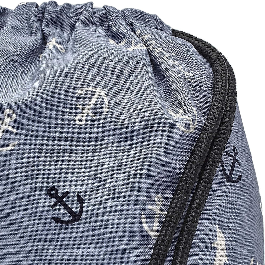 Leon grosser Premium Turnbeutel mit Innentaschen Rucksack Tasche Damen Herren Teenager Gym Bag Draw