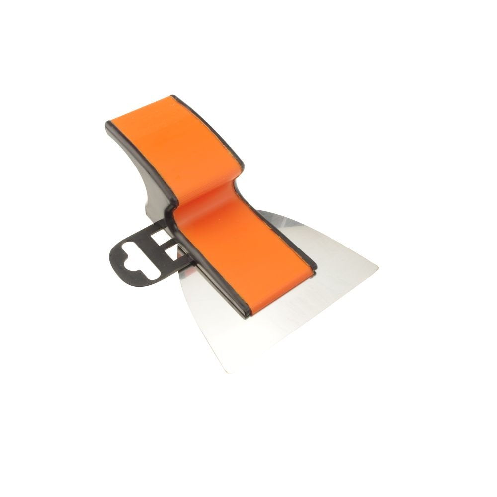 Trevendo Profi Flächenspachtel mit Z-Griff Flexogrip - 0,3 mm Edelstahlklinge - extra leicht, für Tr