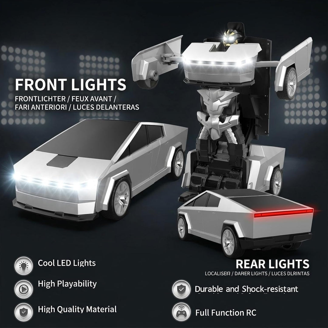 2-in-1 Cyber RC Auto Transformer Roboter – EIN-klick Verformung, 360° Rotation Drift, 2.4G Hz Mehrsp