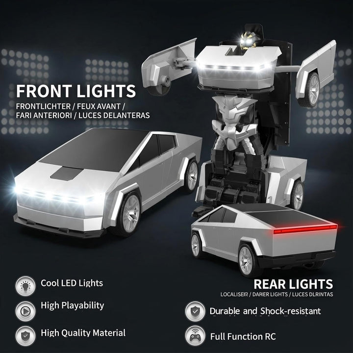 2-in-1 Cyber RC Auto Transformer Roboter – EIN-klick Verformung, 360° Rotation Drift, 2.4G Hz Mehrsp