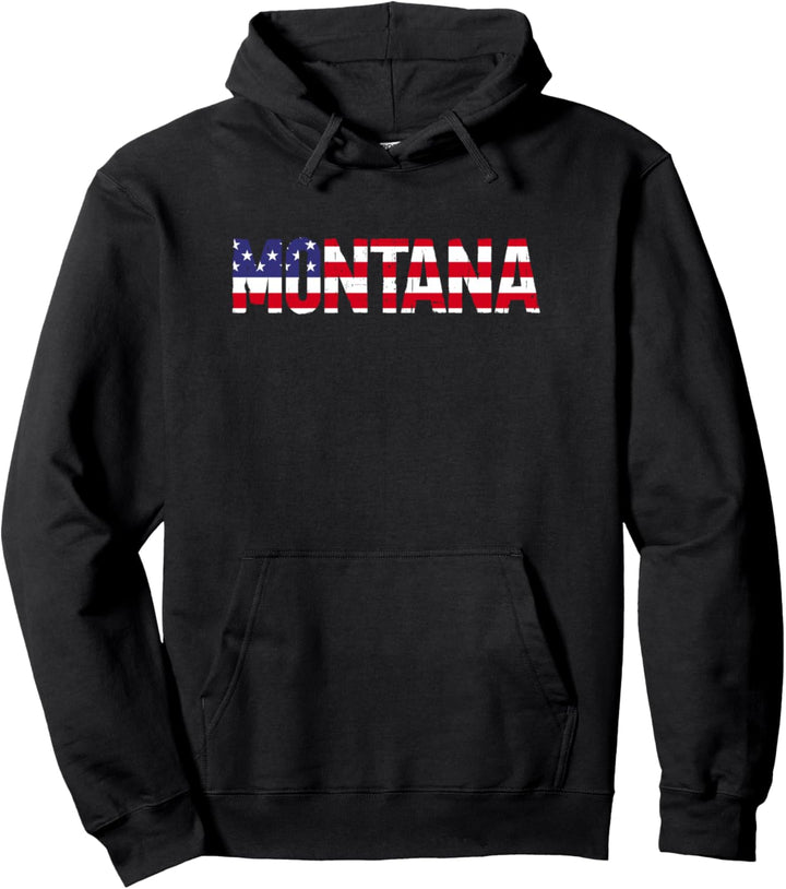 Montana USA Vintage Pullover Hoodie