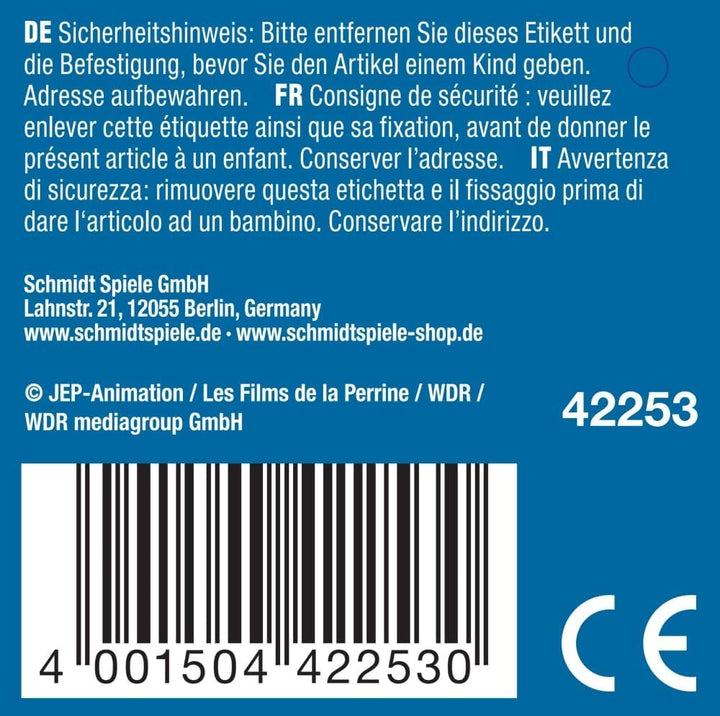 Schmidt Spiele 42253 Bobo Siebenschläfer, Plüschfigur, 23 cm, bunt