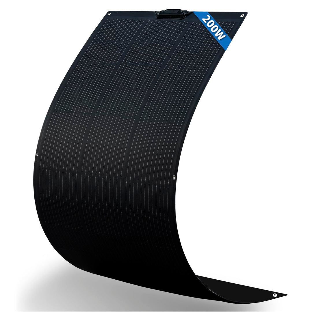 Flexibel Solarpanel 200W 12V Monokristalline Flexible Solarmodul Balkonkraftwerk 200 Watt 12 Volt Of