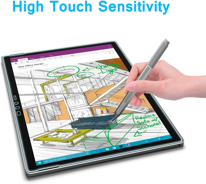 Adeway [2 Stück] Microsoft Surface Book 2/1 Schutzfolie 13,5 Zoll, Perfekte Passform/Anti-Fingerabdr