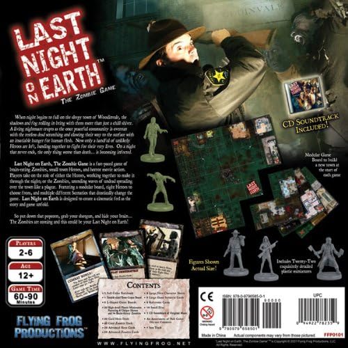 Flying Frog Productions 101 Last Night on Earth Boardgame