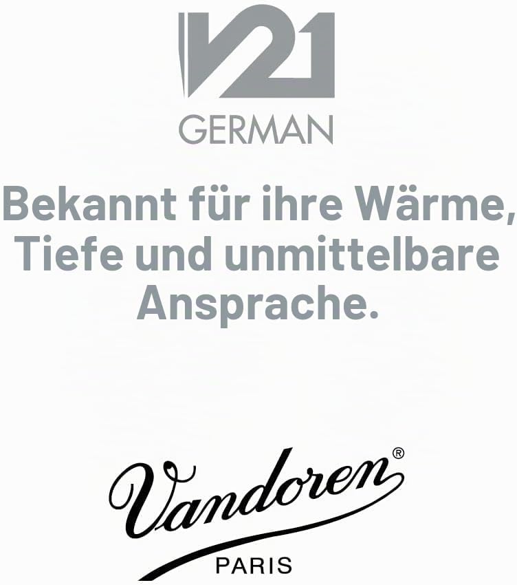 Vandoren CR8625 V21 German Klarinetten Blätter, 10 Einheiten, Stärke 2,5 Strength : 2.5, Strength :