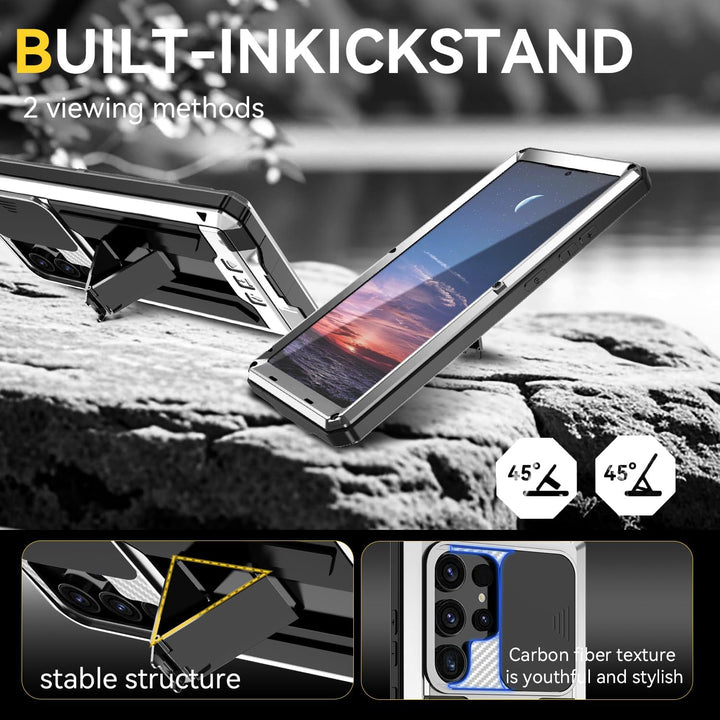 MIYIYQP Kompatibel mit Samsung Galaxy S24 Ultra 5G Handyhülle, Outdoor Powerful Hybrid Schutz stossf