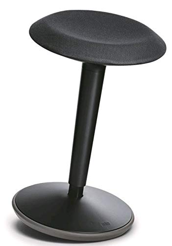 Sedus se:fit, Ergonomischer Hocker, Stehhocker, Stehsitz, Stehhilfe, Schwarz, Kunststoff, Gummifuss,
