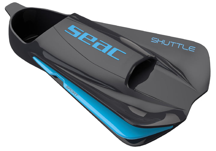Seac Unisex Shuttle Schwimmflossen aus 100% Silikon, kurz, für Kraft- oder Cardio-Training 36/37 EU