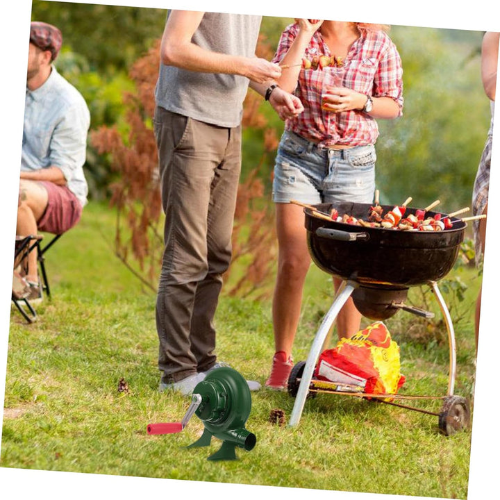 TOYANDONA Hand Kurbel Luftgebläse Feuergebläse Aus Eisen Für Grill Camping Picknick Outdoor Zubehör