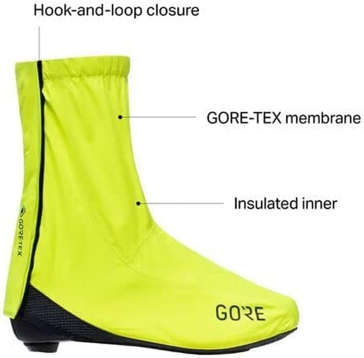 GORE WEAR Unisex C3 Gore-tex Überschuhe 48-50 Gelb, 48-50 Gelb
