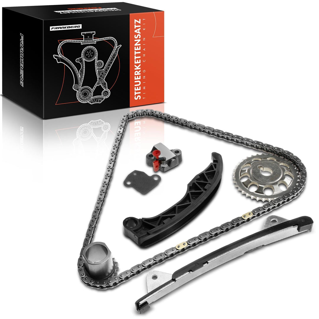 Frankberg Steuerkettensatz Kompatibel mit C1 Cuore VII S-i-r-i-o-n 107 Justy IV Aygo IQ Yaris 1.0L B