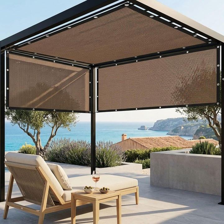 kogxscej Schattierungsnetz-Schattennetz mit Ösen,80% Shading Rate UV-Beständiges,Atmungsaktiv Leicht
