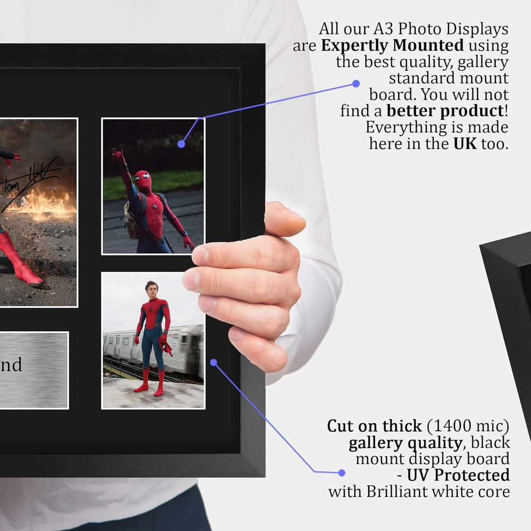 HWC Trading FR A3 Tom Holland Spider-man Geschenke Gedruckt, Signiert Autogramm Bild Display Für Fil