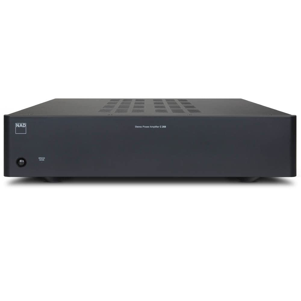 NAD C 268 Kabelgebundener Audio-Verstärker, Schwarz, 300 W, 0,03 %, 0,3 dB, 250 W, 200 W, 120 W
