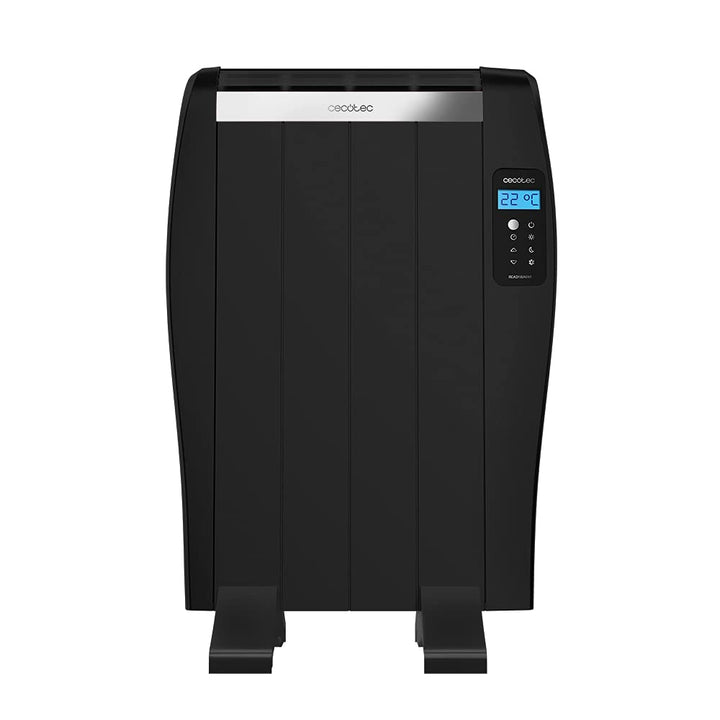 Cecotec Flachheizkörper mit Fernbedienung ReadyWarm 800 Thermal Black. Mit 4 Heizrippe und 600 W, LC