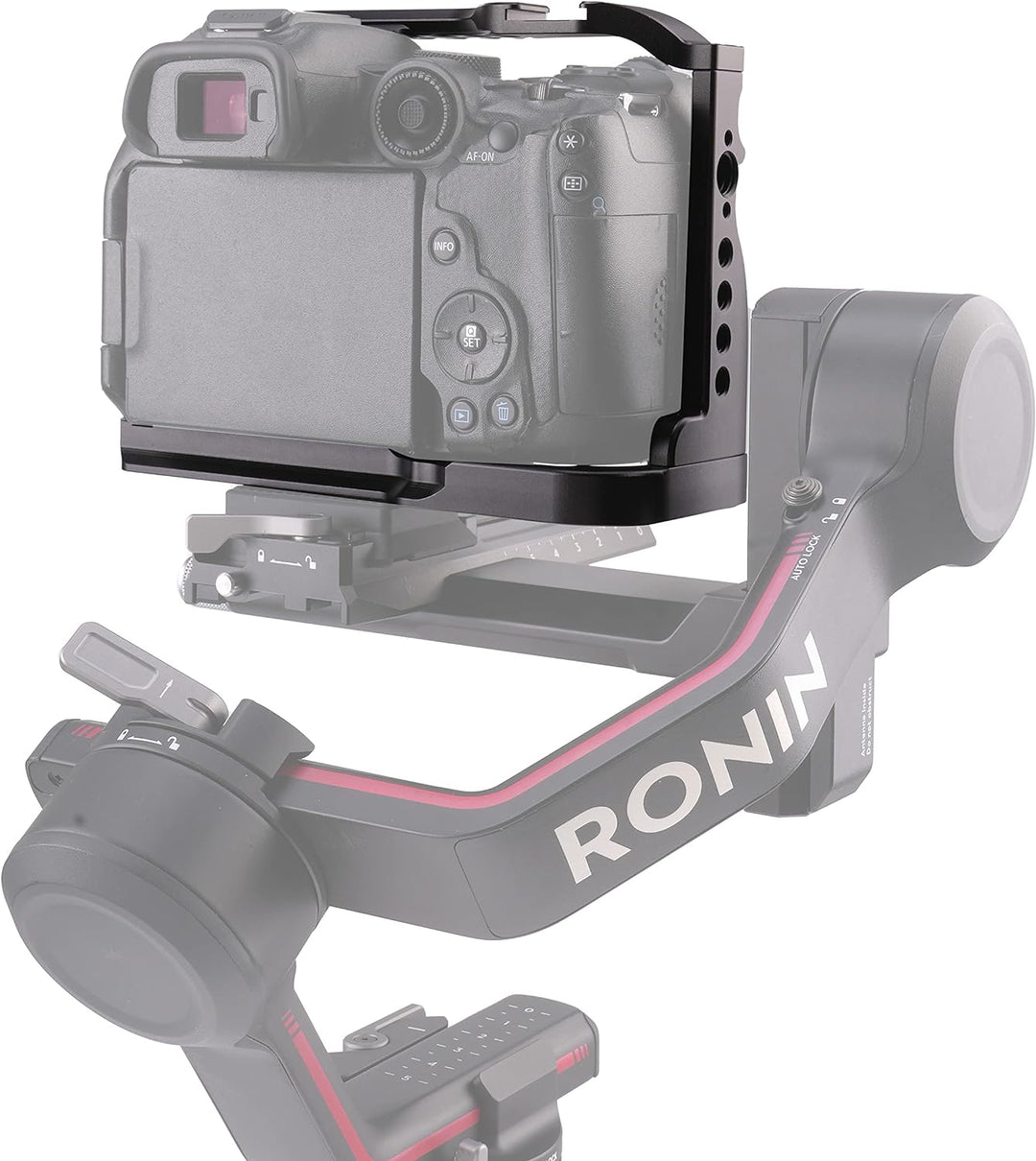 Hersmay Kamerakäfig mit Tragegriff für Canon EOS R7 Käfig mit Schnellwechselplatte für Arca Ständer,