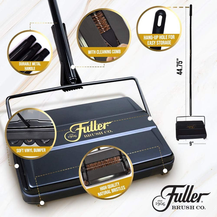 Fuller Kehrbürste metallic Silver, Silbermetallic