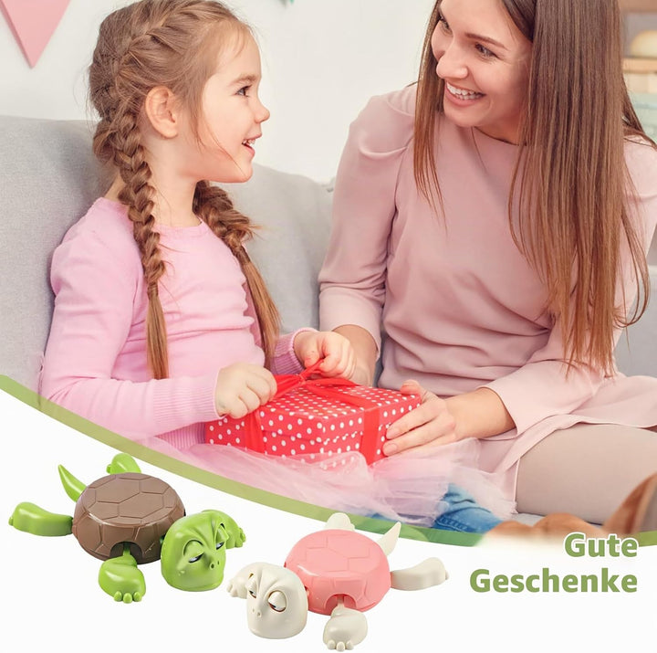 2 Stück Turtle Coaster, 3D-Gedruckter Schildkröten-Untersetzer,lustigem Gesicht Schildkröte Coasters