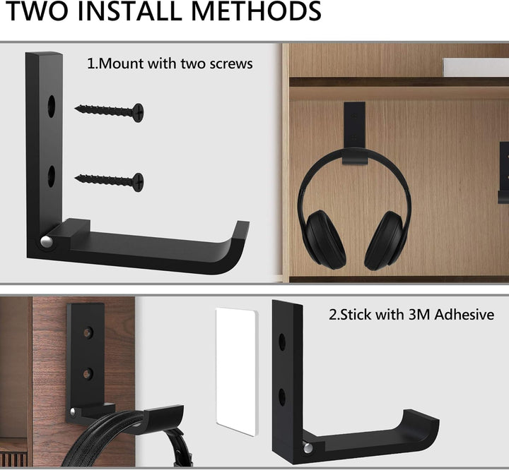 Geekria Kopfhörer Haken, 5 Stücke Ohrhörer Aufhänger Kompatibel Mit Sony WH-1000XM4, WH-1000XM3, ATH