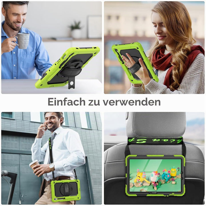 SEYMAC Hülle für Samsung Galaxy Tab S10 Lite / S10 FE / S9 FE 10,9 Zoll / S9 11 Zoll, Stossfeste Hül