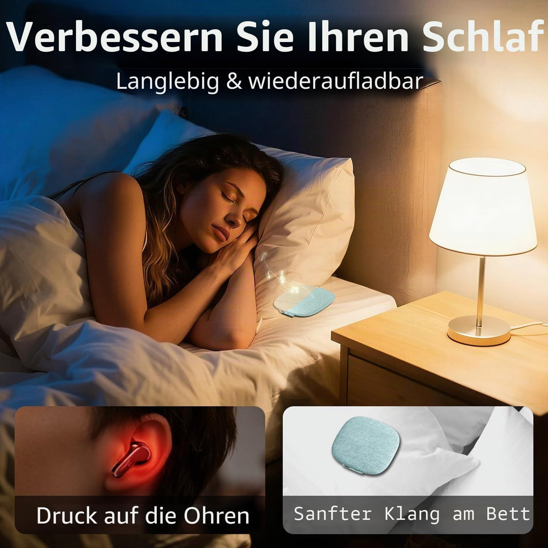 Sleep Pillow Speaker for Sleeping Bluetooth Pillow Speakers with White Noise Machine Timer,Under Pil