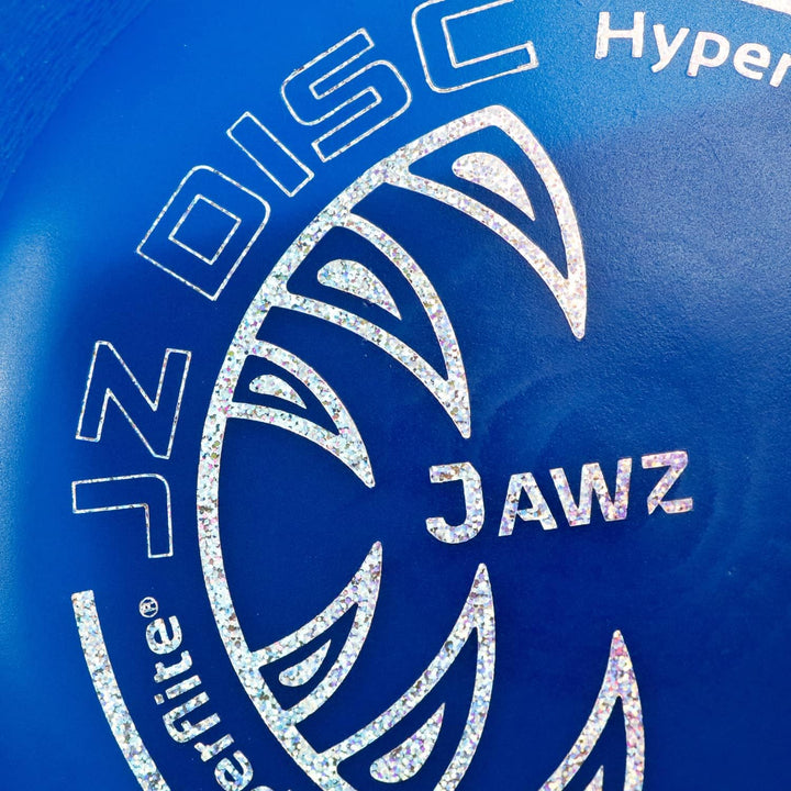 Hyperflite K10 Jawz robuste & bissfeste Hunde Frisbee BLAU X-Flash Anti Glanz | Für grosse & kleine