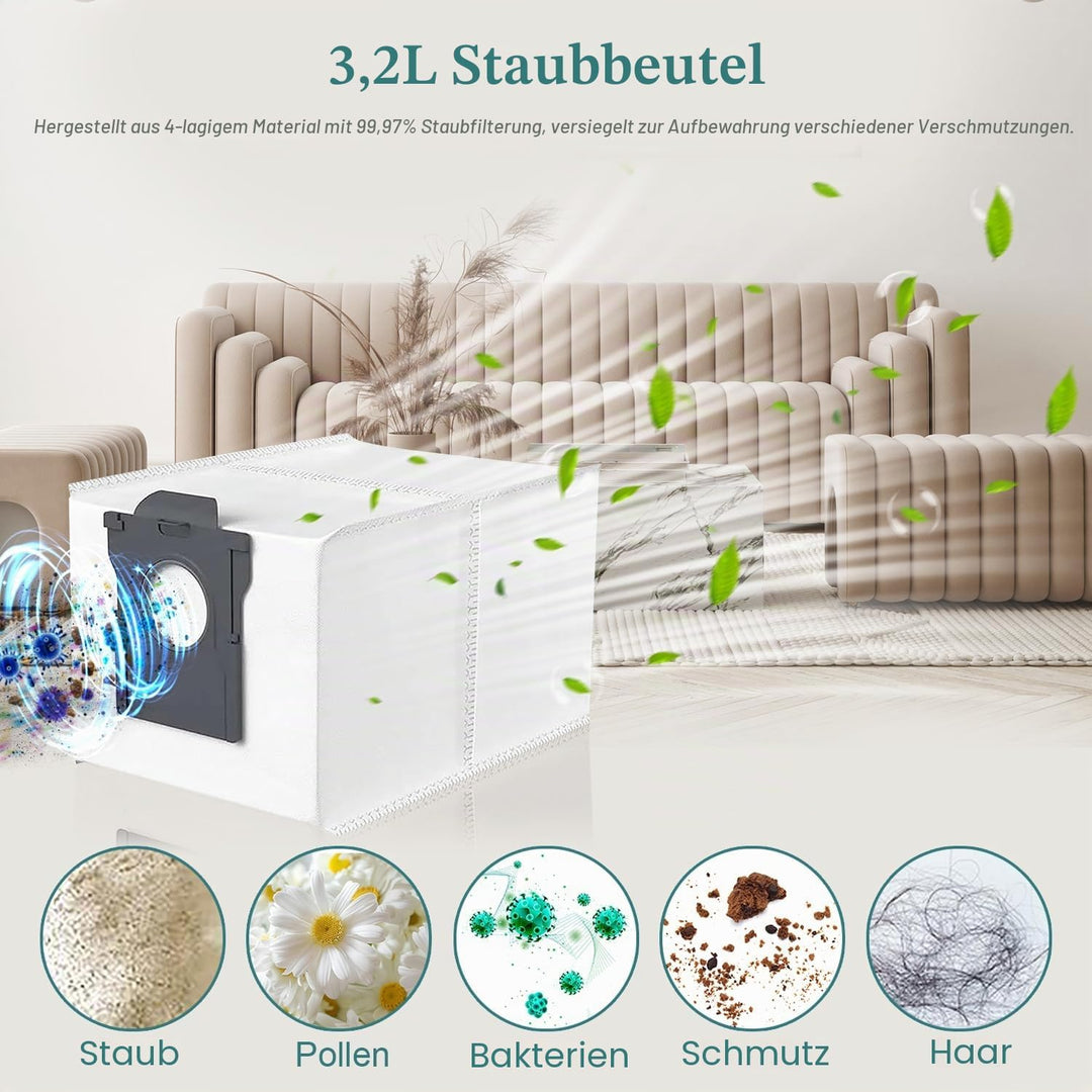 Zubehör Ersatzteile für Dreame L10s Pro Ultra Heat/L10s Ultra Gen 2/L40 Ultra AE/X30 Ultra, Ersatzte
