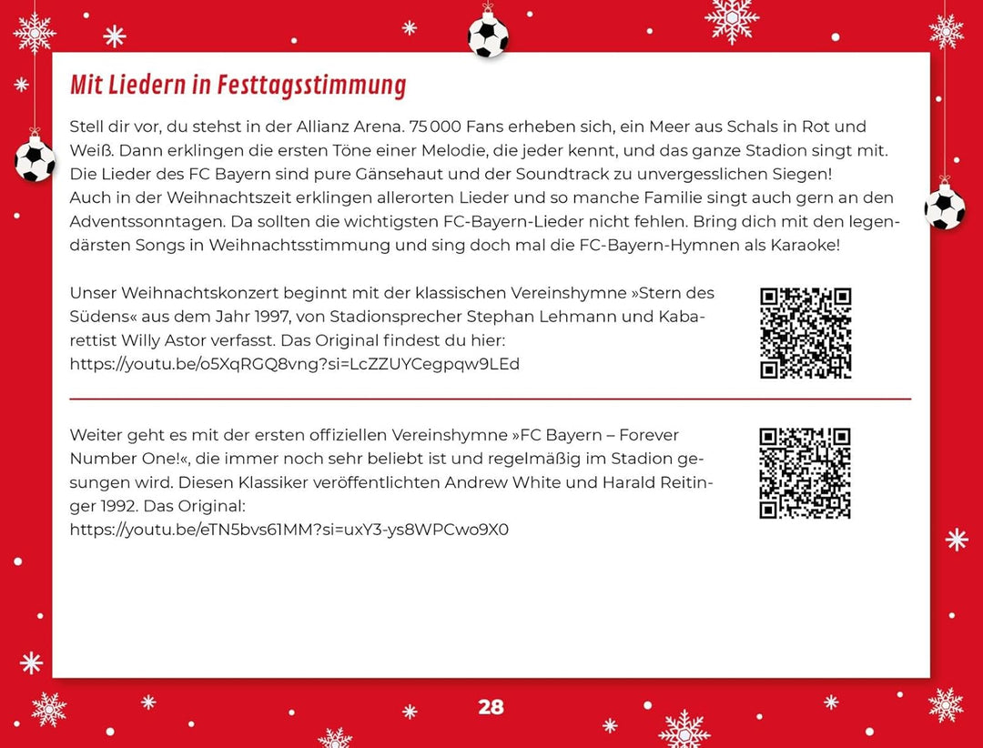 Der inoffizielle Adventskalender für Fans des FC Bayern München: 24 Geschichten und Rätsel über den