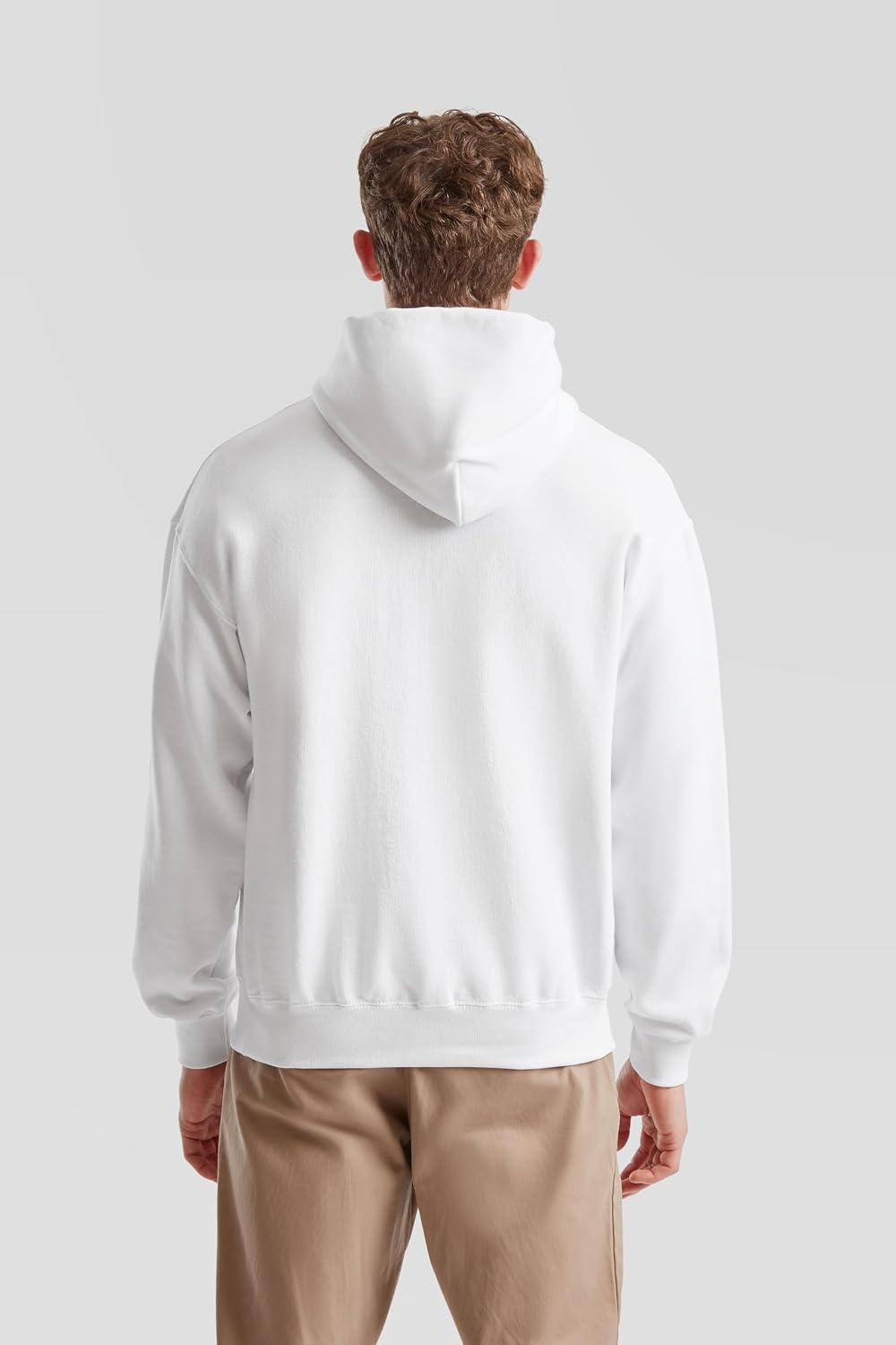 Fruit of The Loom Herren Ss106m Kapuzenpullover L Weiss, L Weiss