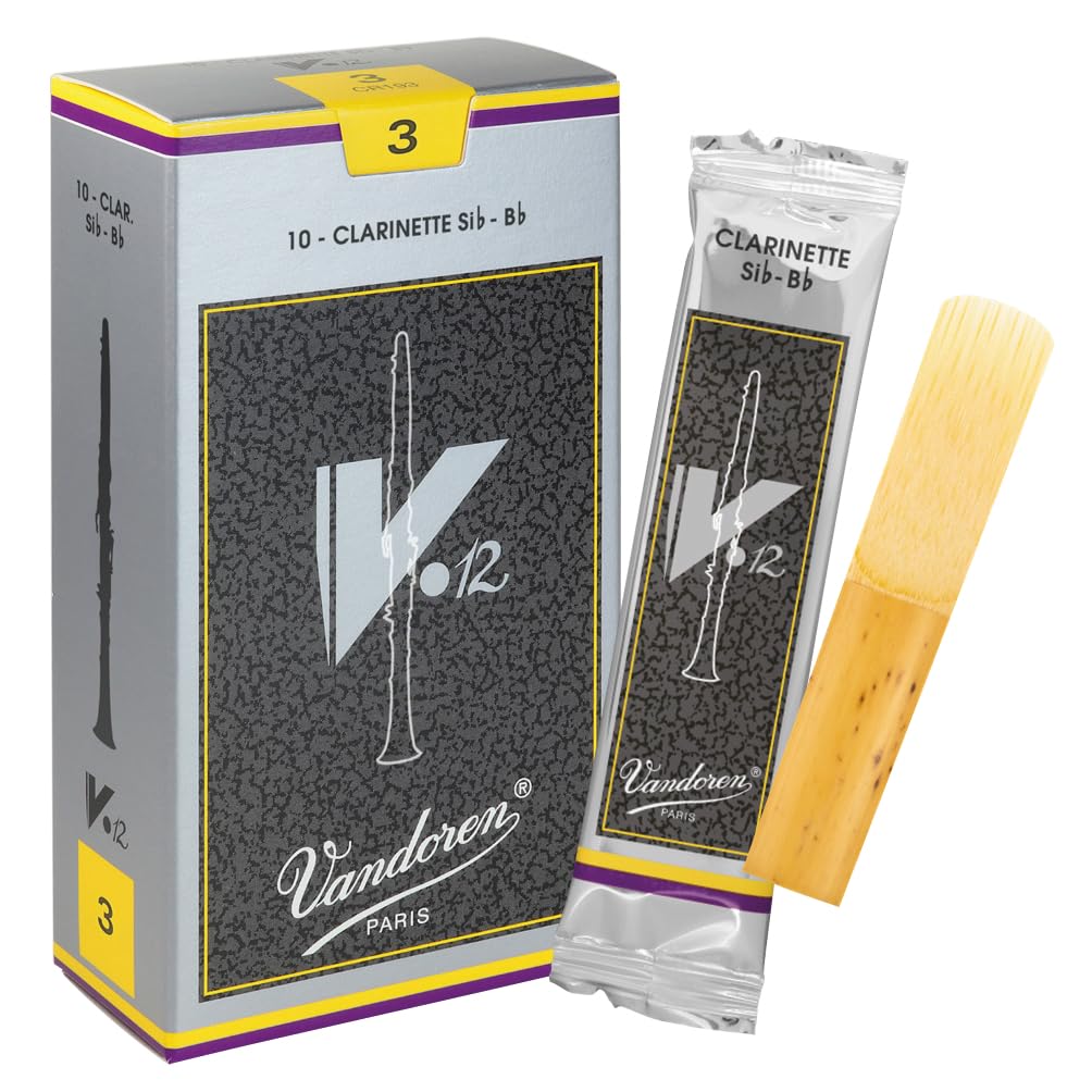VANDOREN CR193 Blätter für Klarinette, holz, strength 3 Strength 3 Single, Strength 3 Single