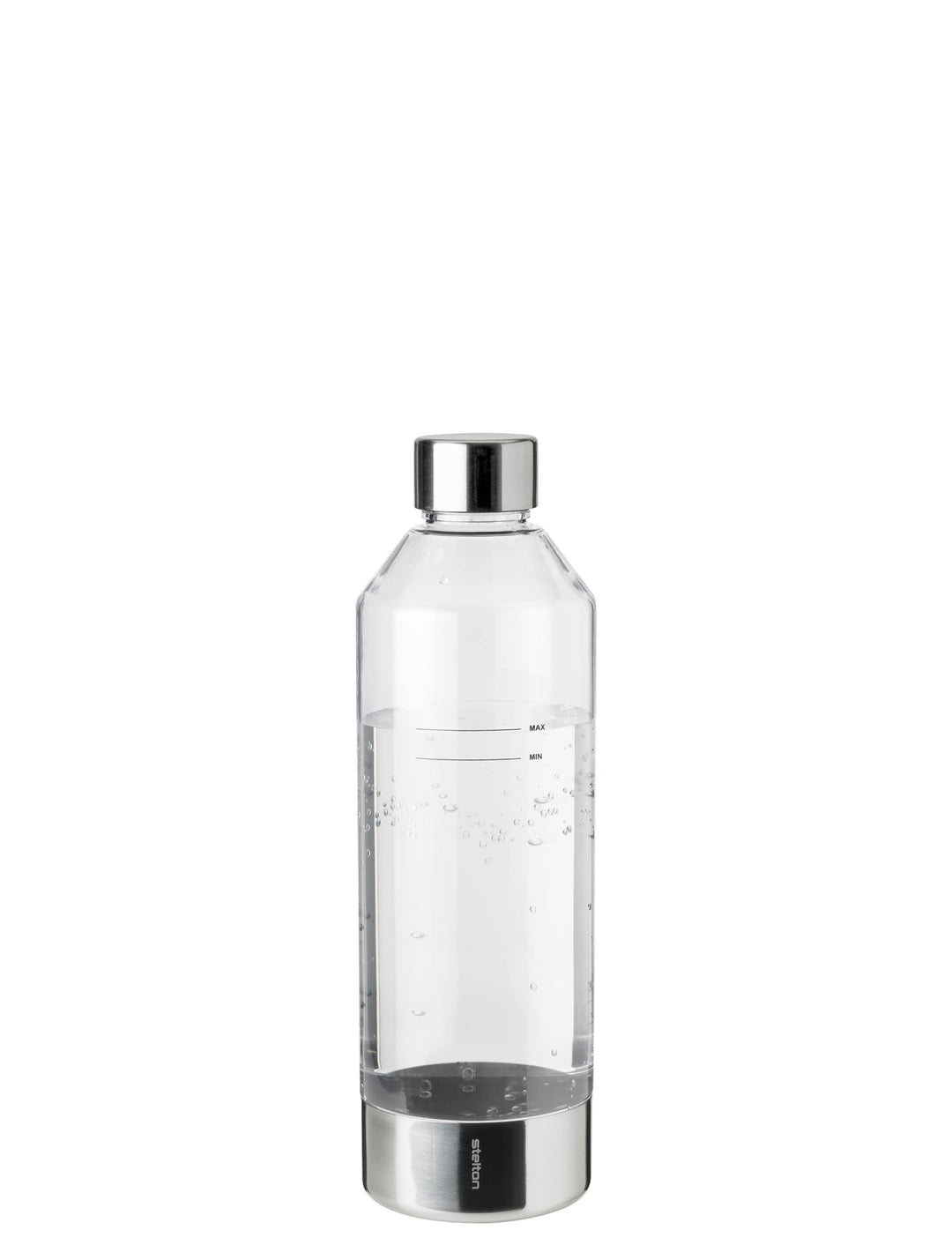Stelton Brus Wassersprudler Flasche Steel