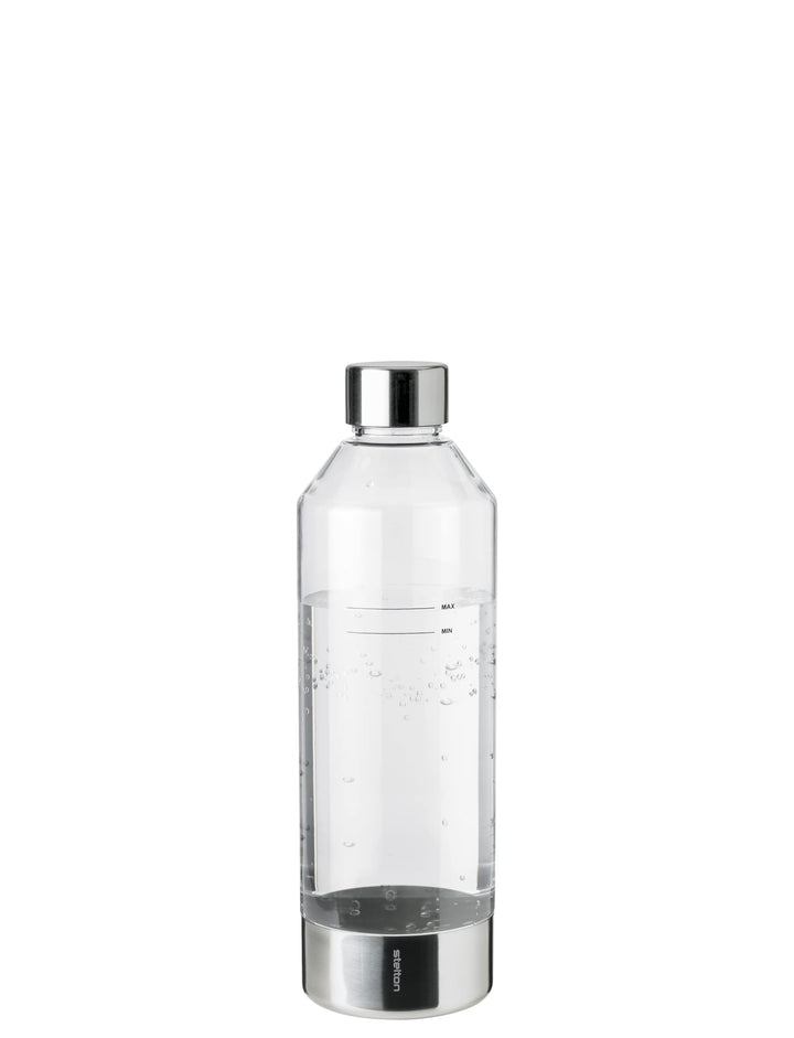 Stelton Brus Wassersprudler Flasche Steel
