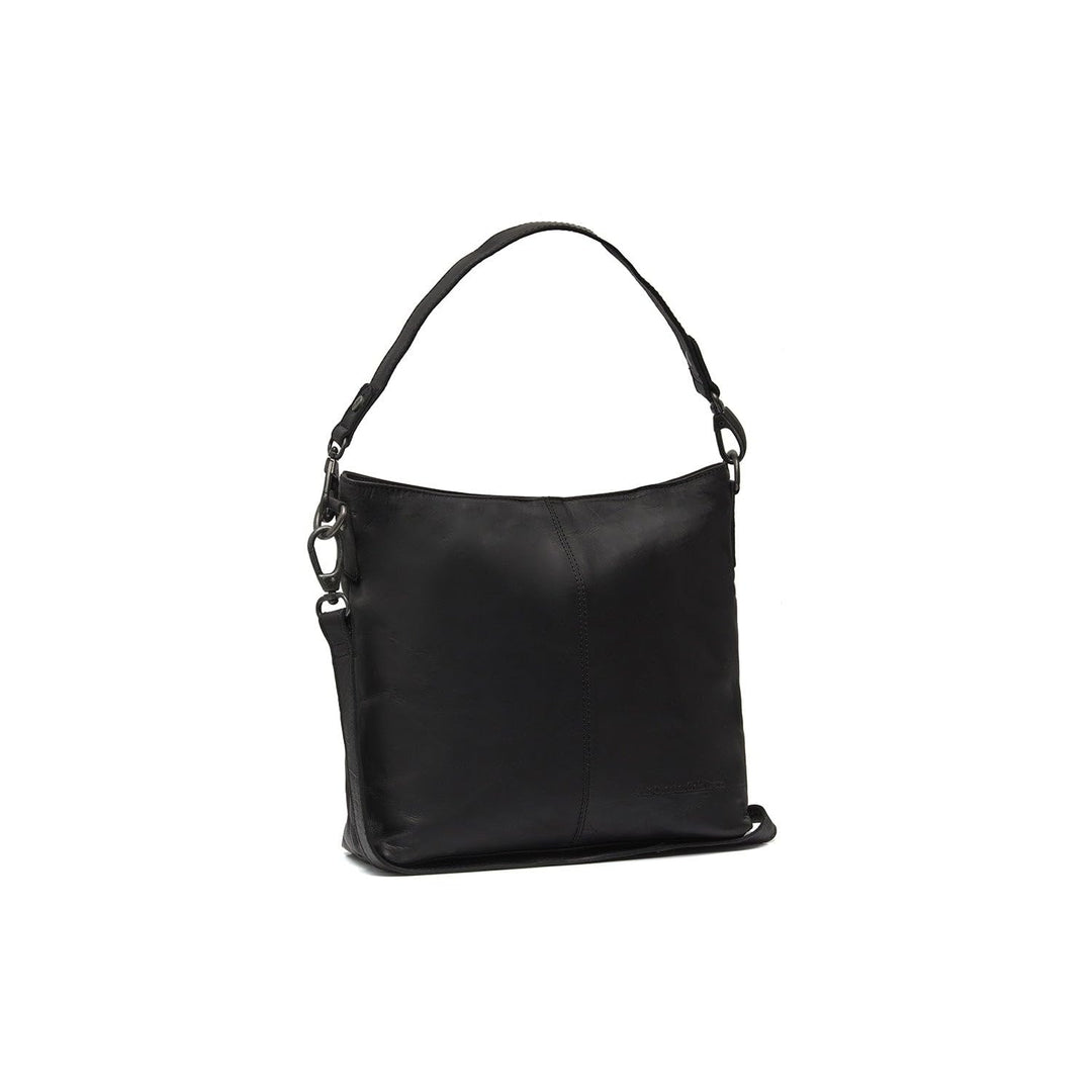 The Chesterfield Brand Jen - Schultertasche Leder 25 cm Schwarz, Schwarz