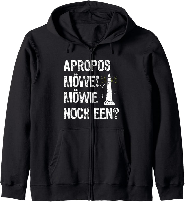 Apropos Möwe! Möwie noch een? Plattdeutsch Norddeutsch Kapuzenjacke