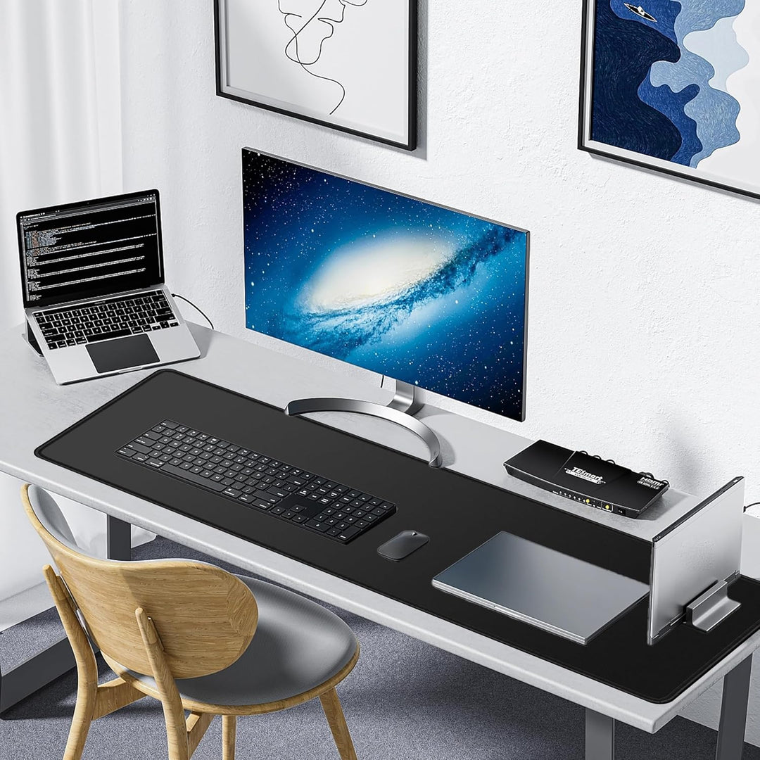 LL-COEUR XXL Schwarz Mauspad Gaming Mouse Mat Laptops Schreibtischunterlage Desk Pad (1200 x 300 x 3