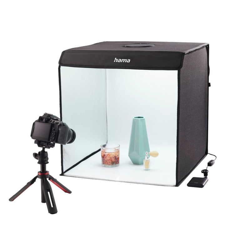 Hama Fotobox, 50x50 cm (Fotostudio, Mini Fotostudio, Lichtbox, Light Box, Light Box mini, White Box,