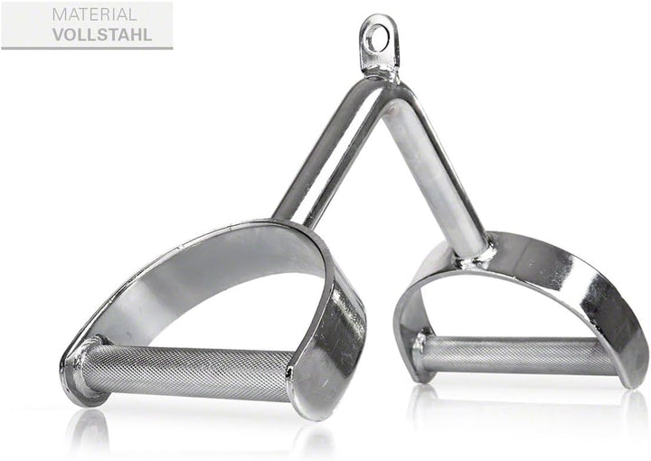 Sport-Tec Latzugstange Trizepsstange Verschiedene Ausführungen Chrom Trizepszug Hufgriff, V-Form, Tr