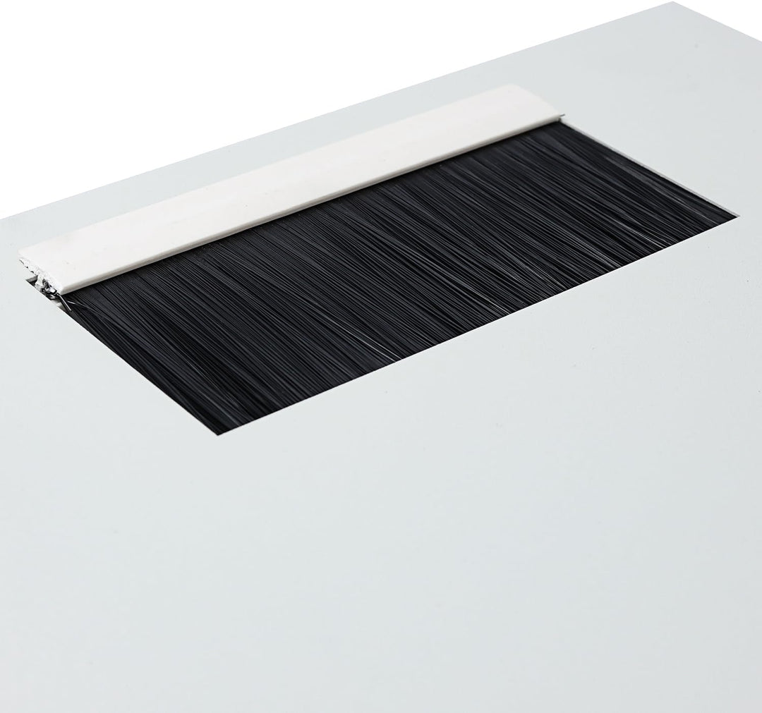 HMF 63409-07 Netzwerkschrank, Serverschrank 10 Zoll | 9 HE | 300 mm Tiefe | Voll montiert | Glastür